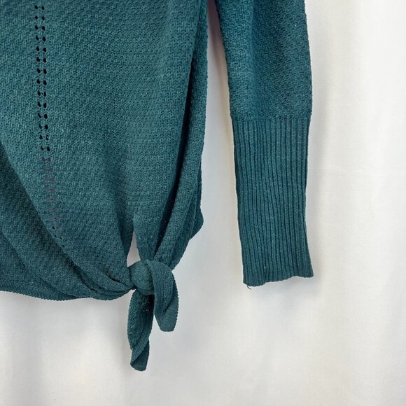LC Lauren Conrad Womens Green Knitted Turtleneck Pullover Sweater Size Small - Picture 7 of 9